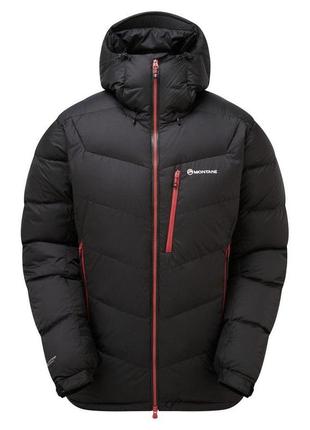 Куртка montane resolute down jacket экспедиции, xl, черный