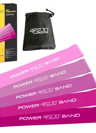 Набор резинок 4fizjo mini power band 5 шт 1-20 кг