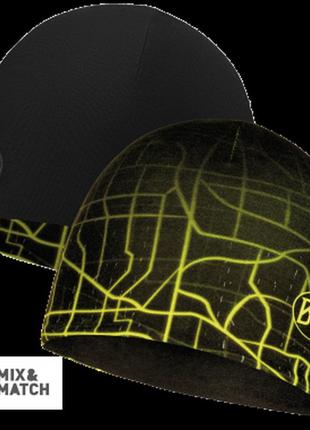 Шапка buff microfiber reversible hat r-extent black