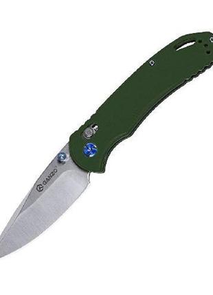 Нож складной ganzo g7531 рыбалка, зеленый
