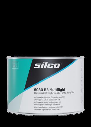 Универсальная легкая шпатлевка Silco 6080 B8 Multi-Light (1.5 л)