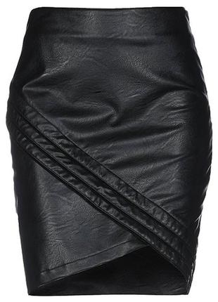 Кожаная юбка от итальянского бренда  anna rita n
