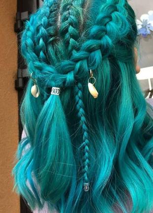 Turquoise, временная бирюзовая краска для волос от directions....