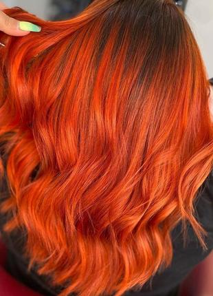 Flame, временная рыжая краска для волос от directions, cruelty...