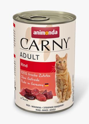 Влажный корм для кошек Animonda Carny с говядиной 400г