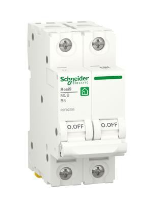 Автоматический выключатель 2P 6A B 6kA Schneider Electric Resi...