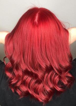 Pillarbox red, временная красная краска для волос от directions