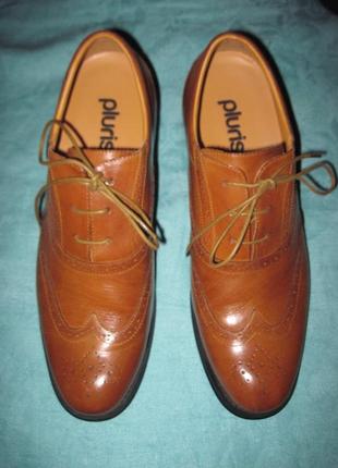 Pluris (44) кожаные туфли мужские для увеличения роста