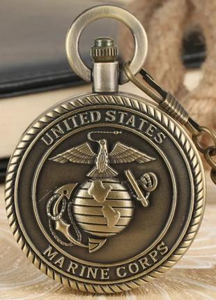 Мужские часы карманные Морская пехота США
