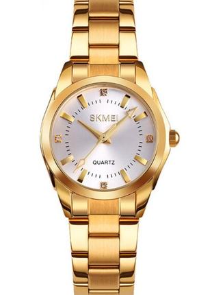 Женские наручные часы Skmei 1620 Gold Steel