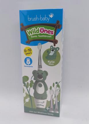 Дитяча звукова зубна щітка Brush Baby WildOnes Sonic (0 до 10)