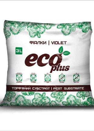 Субстрат торфяний КАКТУСИ 3л ТМ ECO PLUS