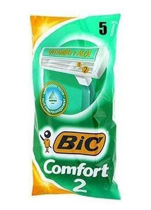 Однор. станок BIC 2 Comfort для гоління (5шт.в уп.) ТМ BIC