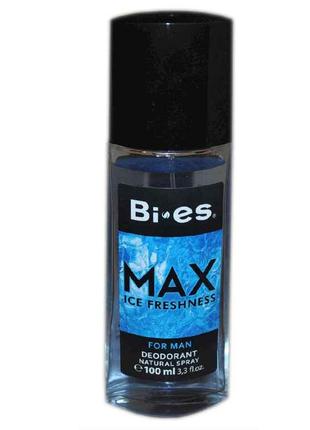 Дезодорант чоловічий Max 100 мл (cкло) ТМ BI-ES