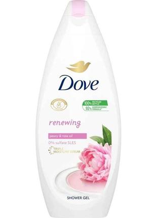 Гель для душу Вершкова ваніль і півонія 250 мл. ТМ Dove