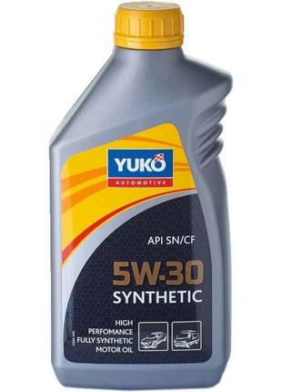 Масло моторне синтетичне SYNTHETIC 5W-30 API SN/CF 1л ТМ Yuko