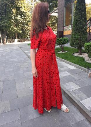 Нова сукня міді халат zara h&m f&f 38/м/46 віскоза