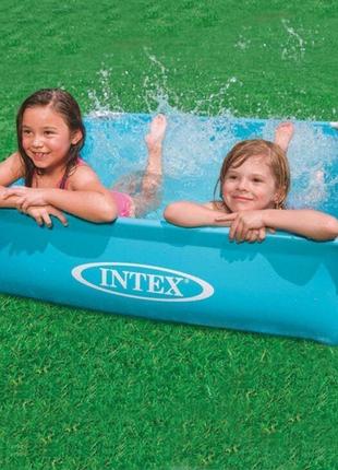 Детский каркасный бассейн Интекс 122х122х30см Mini Frame Pool ...
