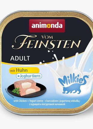 Влажный корм для кошек Animonda Vom Feinsten с курицей и йогур...