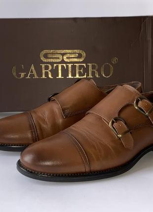 Туфли нарядные кожаные gartiero 40-41 cм (26 см) турция
