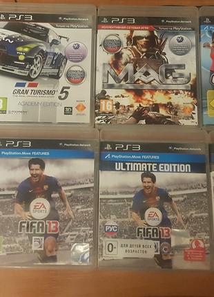 PS3/PS Vita: GT5; MAG; FIFA; Sports Champions; Killzone Mercenary