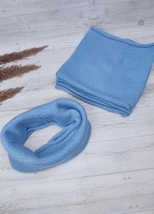 Дитячий шарфик - хомут для хлопчика 🌨️ снуд для діток шарф