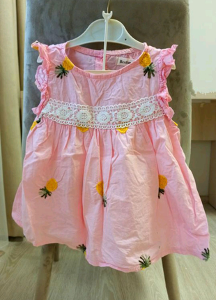 Плаття сукня платье сарафан літо лето ананаси