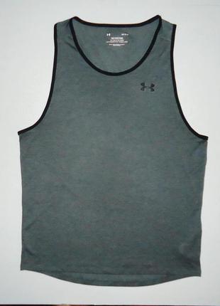 Майка спортивная under armour the tech tank серая 2019 (l)