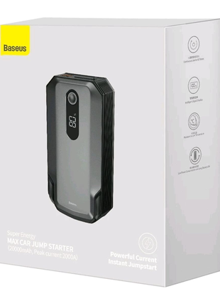 Автомобільний пусковий пристрій Baseus 20000mAh Jump Starter