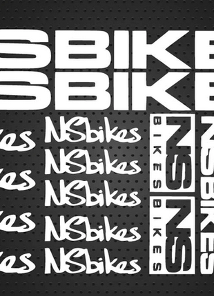 NS Bikes наклейки на раму велосипеда