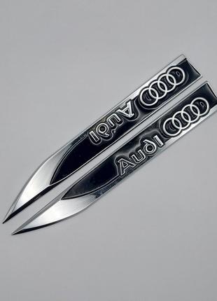 Эмблема на крыло Audi (чёрный)