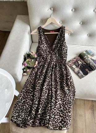 Тигрова шифонова сукня liv collection
