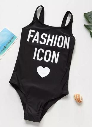 Купальник на дівчинку суцільний fashion icon  7/8, 8/9, 9/10, ...