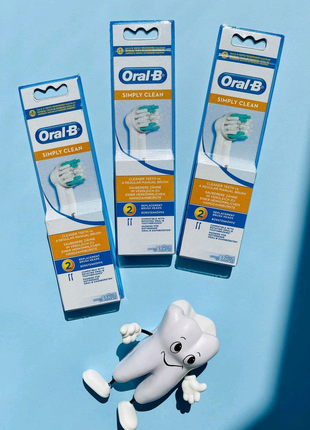 Oral-B Braun Simply Clean! Змінні насадки! Оригінали!