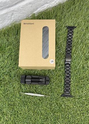 Металлический ремешок apple watch wristitani, 38 мм