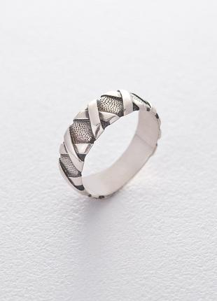 Серебряное кольцо (чернение) 112127