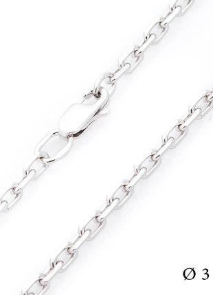 Серебряная цепочка Якорное плетение б010233