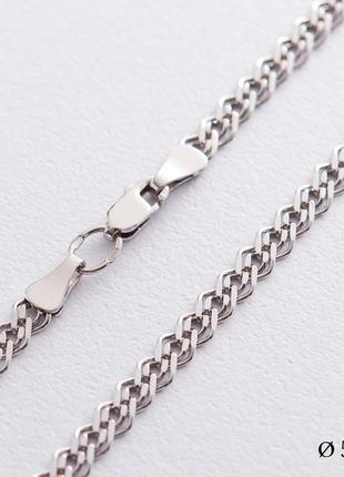 Серебряная цепочка (плетение Нонна) Р010652