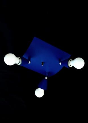 Люстра светильник в стиле лофт на 3 поворотные лампы