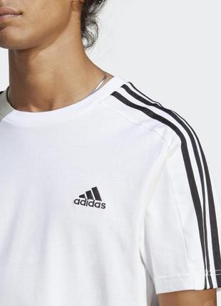 Футболка adidas essentials single jersey 3-stripes