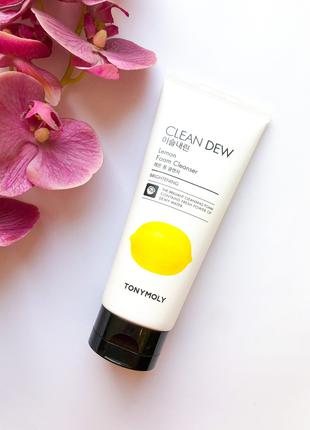 Пенка для умывания с лимоном Tony Moly Clean Dew Lemon Foam Cl...