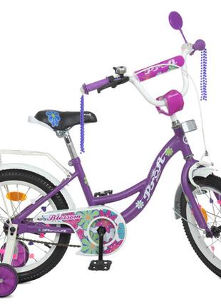Велосипед дитячий PROF1 16, Y16303N Blossom, SKD45, ліхтар, дз...