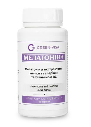 Мелатонин 3 мг, мелисса, валерияна, 60 капс