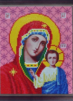 Алмазная вышивка " Икона Богородица Казанская" религия бог обр...