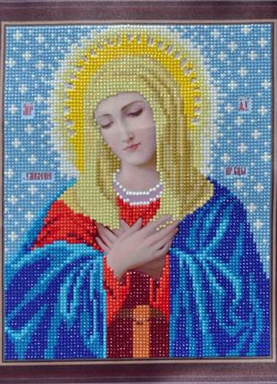 Алмазная вышивка " Икона Умиление Богородица" религия бог обра...