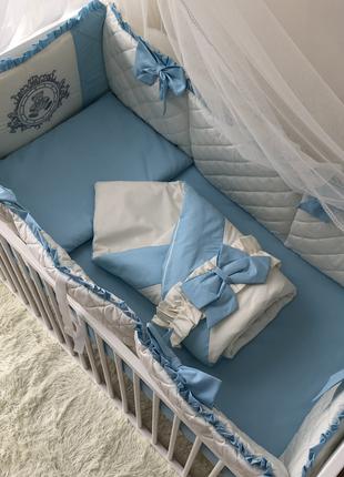 Комплект постільної білизни Baby Comfort Royal Baby блакитний ...