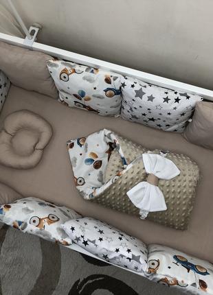 Комплект постільної білизни Baby Comfort Малюк Ретро Авто Код/...