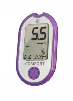 Глюкометр 2B Comfort + 10 тест-полосок гарантия 3 года