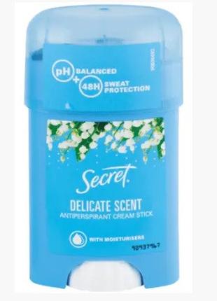 Кремовый антиперспирант Secret "Delicate Scent", 40мл