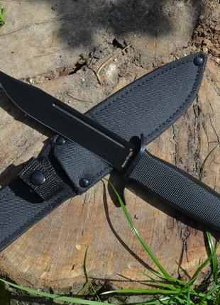 Охотничий нож Финка 7, с тканевым чехлом в комплекте и отверст...